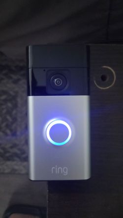 Ring camera with door holder
