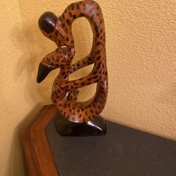 Handcrafted Wood Sculpture 