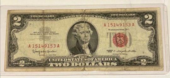 1963 $2 Red Seal