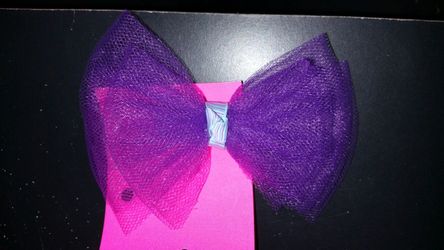 Tulle hair bow