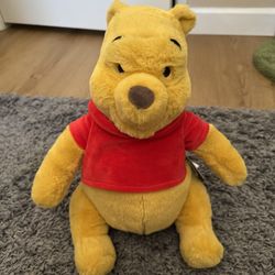 Official Disney Winnie The Pooh Medium Plushie / Stuffed Toy / Stuffed Animal 