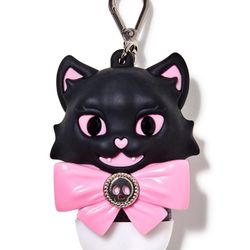 Bath & Body Works Black Cat Pink bow Pocketbac Holder