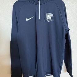 Nike Dri-FIT San Diego Surf Cup 2018 Quarter Zip Pullover Mens Large Navy Soccer