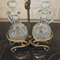 Princess House Oil And Vinegar Set