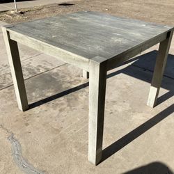 Tall Counter Height Dining Table – Washed Gray (TABLE ONLY!)