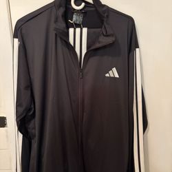Adidas Track Suit (2XL Top, XL Pants) Brand New
