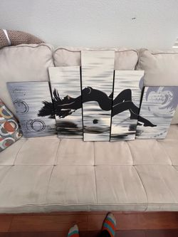Art and 4 canvas