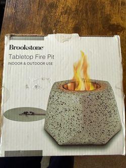 Brookstone Tabletop Fire Pit