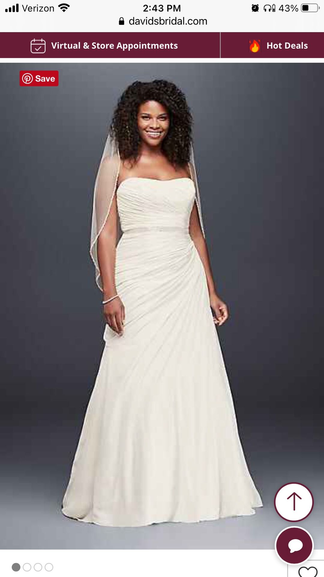 Stunning New Wedding Gown