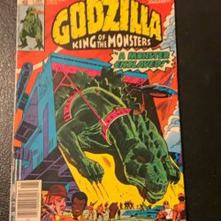 Godzilla King Of Monsters Vintage Marvel Comic Book.  #6. 1977