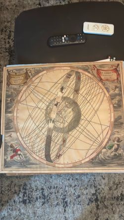 1708 Valk and Schenck Edition Solar System Engraving Map