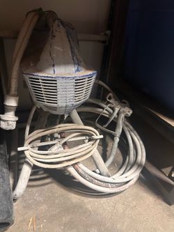 Graco-Style Airless Paint Sprayer, Stand, 25 ft Hose & Gun — Works