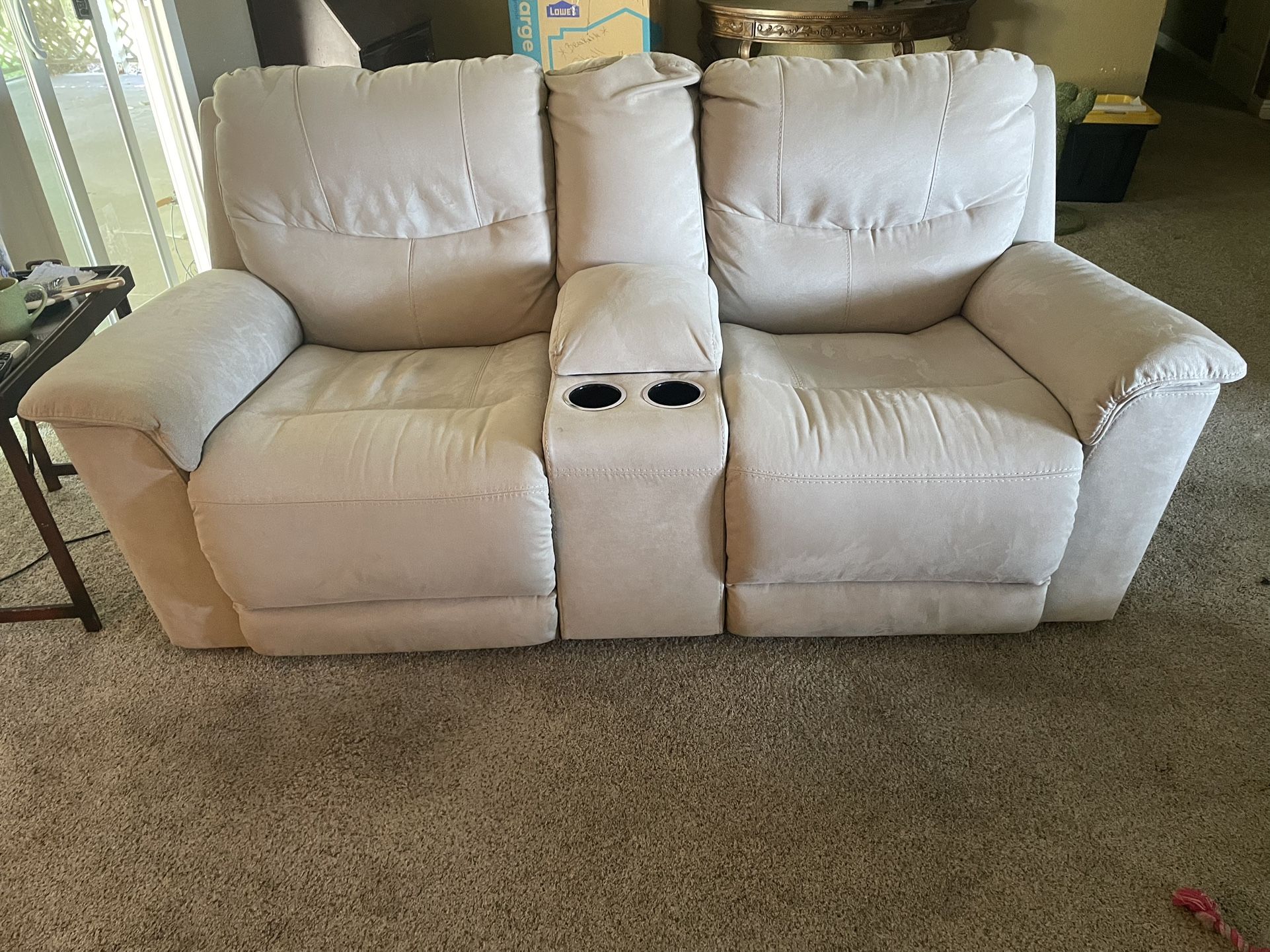 Barely Used Ashley Double Reclining Couch! 