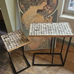 C Shaped Side Table