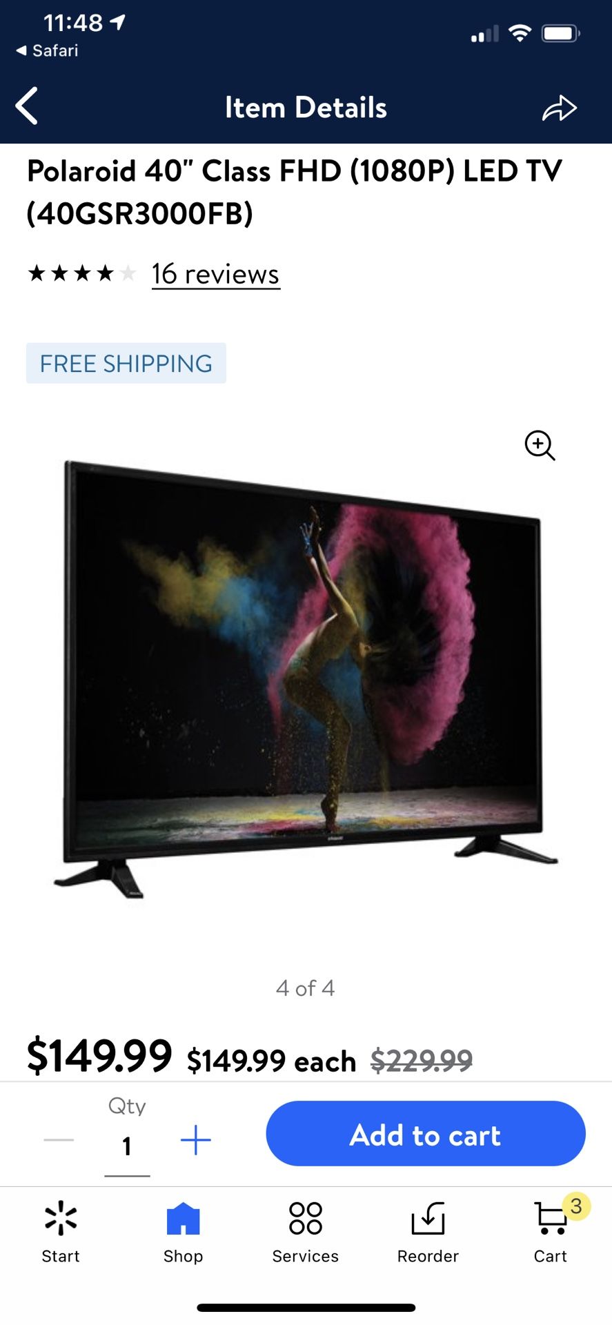 40 Inch Polaroid LED TV