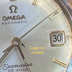 Vintage 1960’s Omega Seamaster deville 34mm men watch serviced.