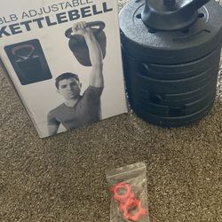 33 LB Adjustable kettlebell