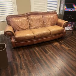 Leather Couch 