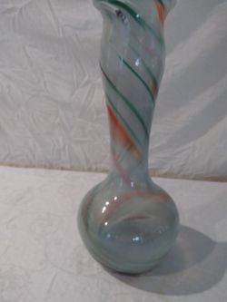 Swirl Glass Vase