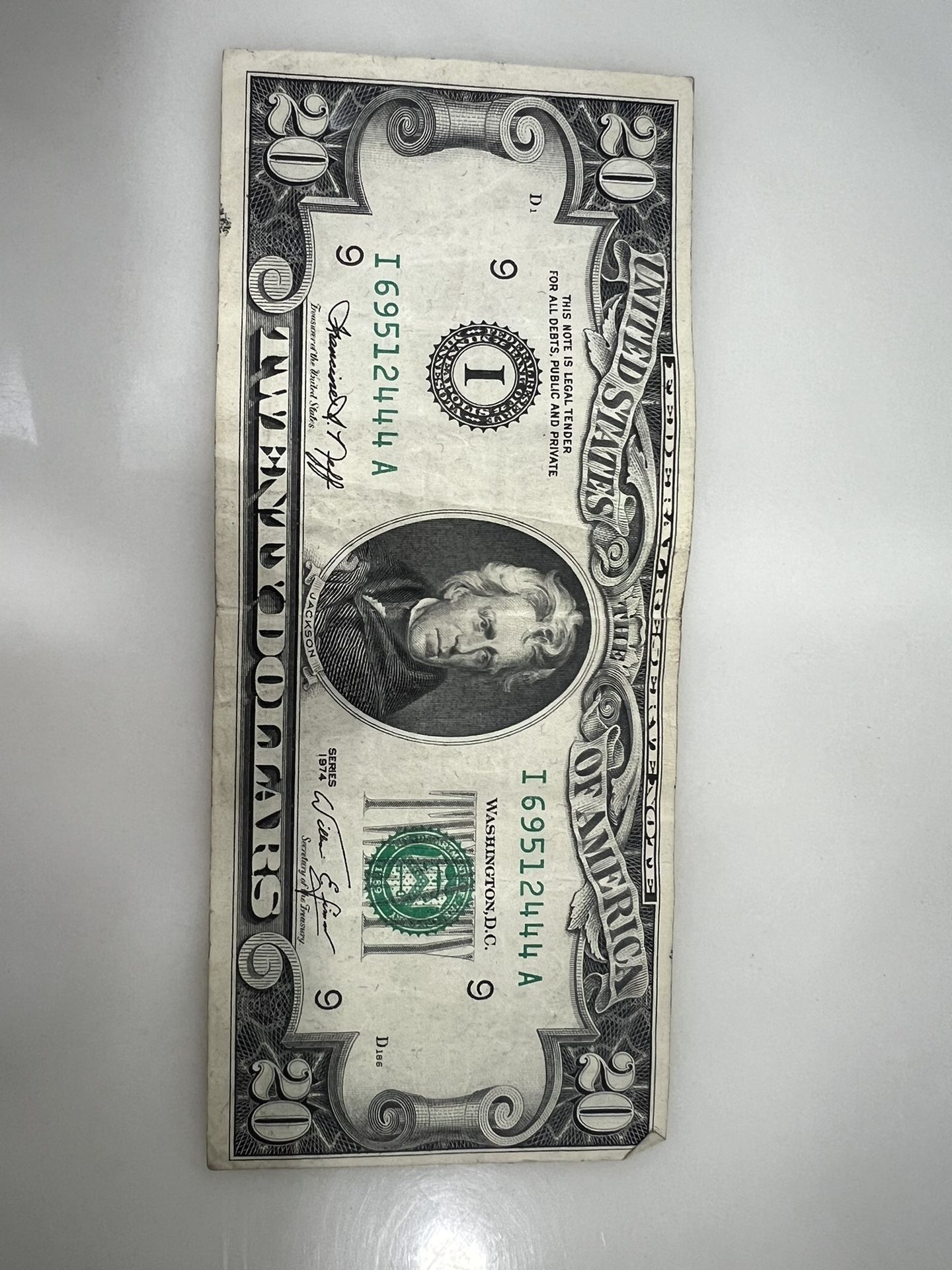 Series 1974 $20 BILL