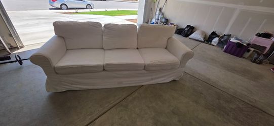 White ikea couch
