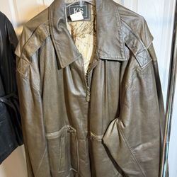Brown 100% Leather Men’s Jacket