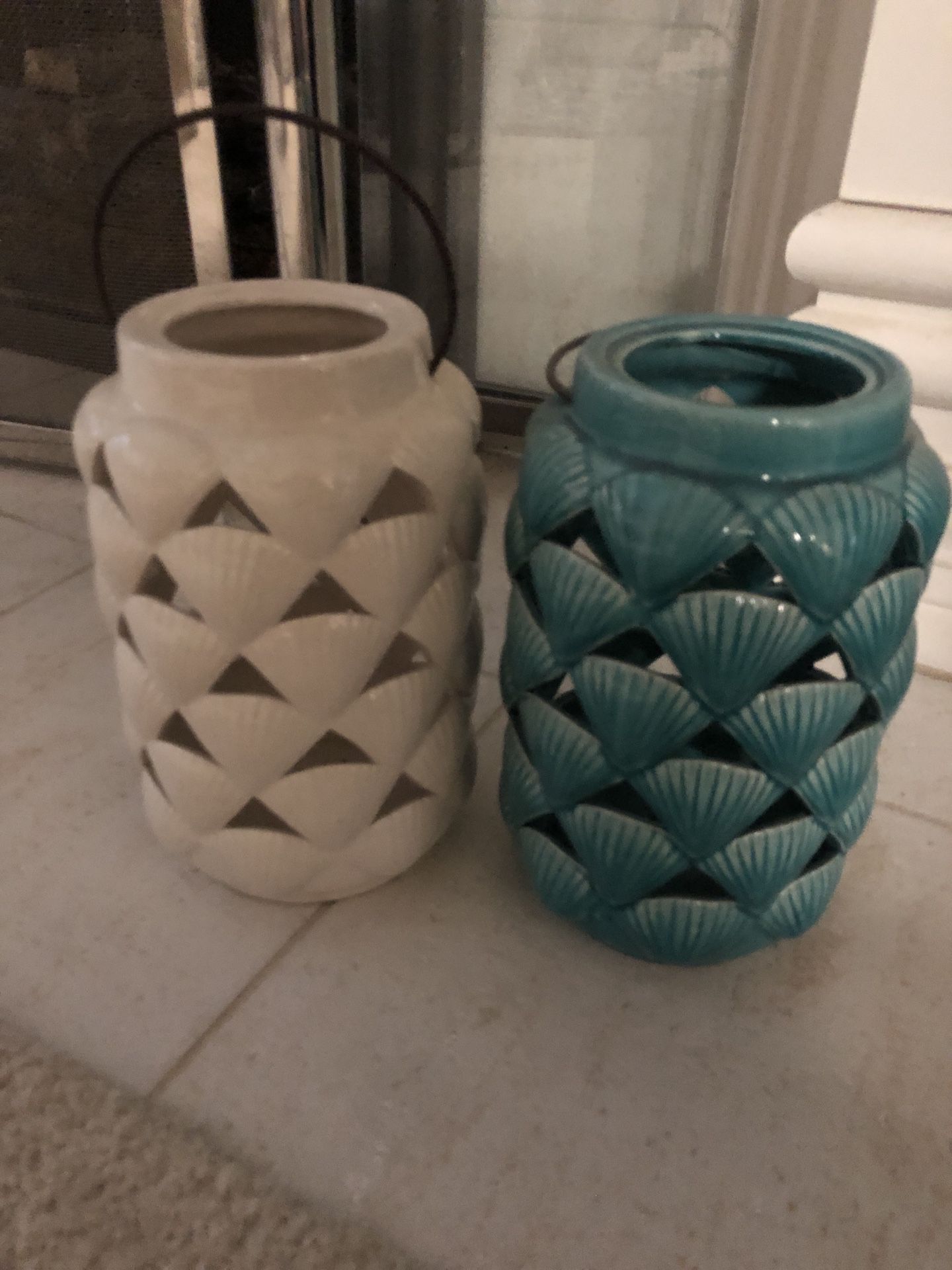 Indoor/ outdoor candle holders