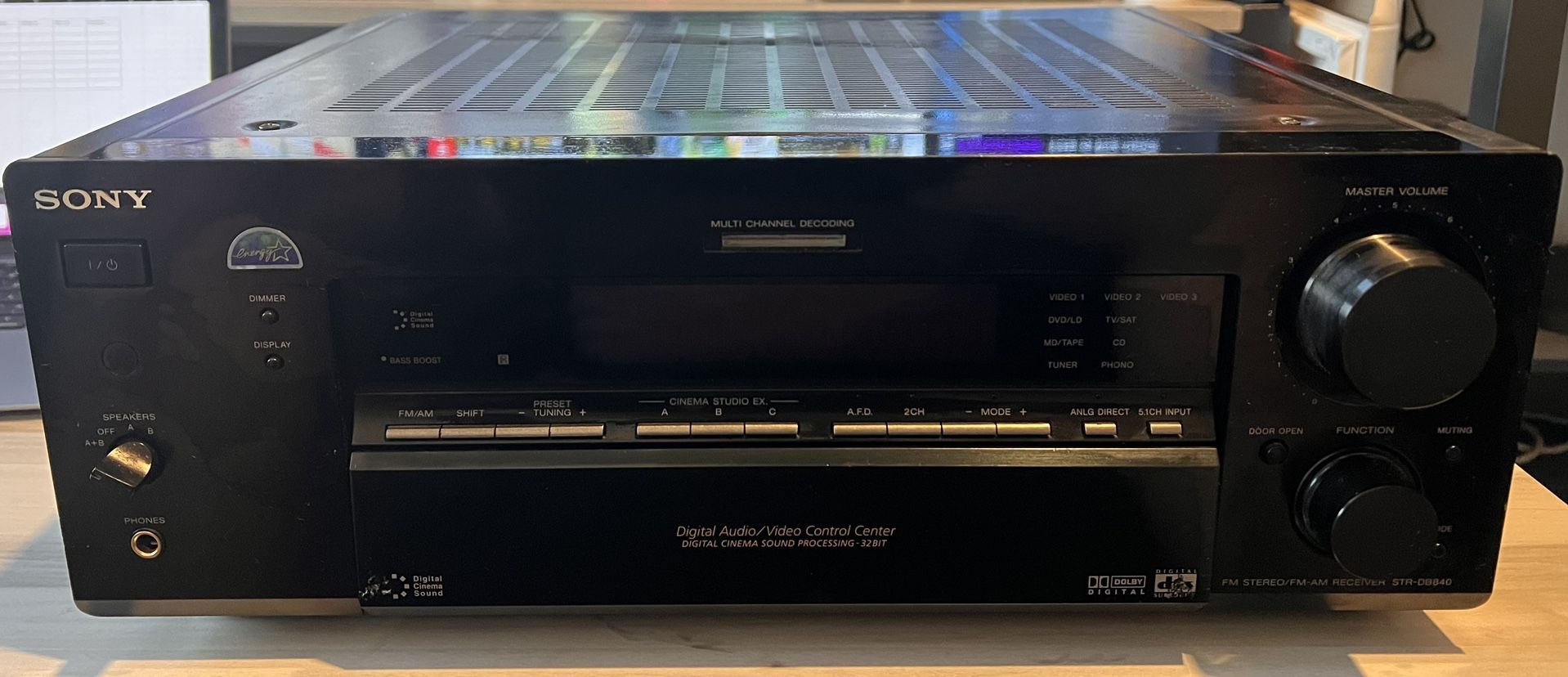 Sony Multi Channel Decoding STR-DB840