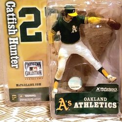 McFarlane's Sportspicks Oakland A's Catfish Hunter Action Figure

