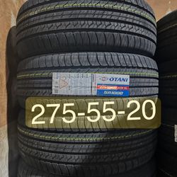 4 New 275-55-20