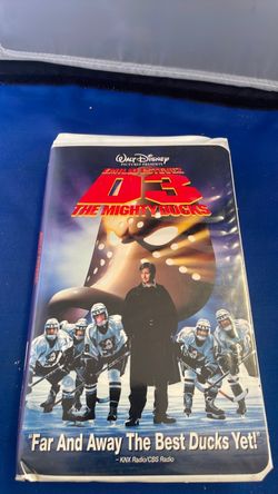 D3: The Mighty Ducks VHS Walt Disney