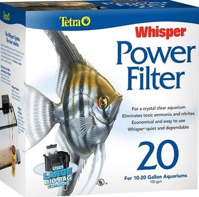 Tetra Whisper Aquarium Fish Tank Power Filter, 10-20 gal