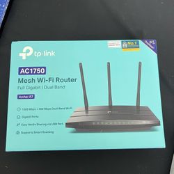 Tp-Link AC1750 Dual Band WiFi Router, 1300 Mbps Plus 450 Dual Band 
