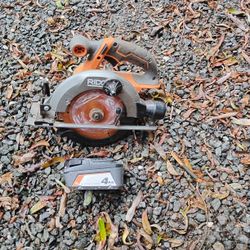 Ridgid Battery Skillsaw