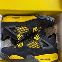 Jordan 4 Retro Yellow Thunder Men's 12,13