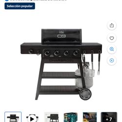 Grill Charbroil Performance Series Parrilla de Gas Savormax de 4 Quemadores con Quemador Lateral