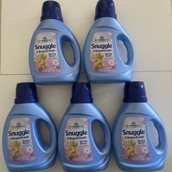 Snuggle SuperFresh Liquid Fabric Softener with Odor Eliminating Technology, Spring Burst, 35.7 oz, 40 Loads , (5)/$18