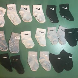 6 Month Baby Nike Socks 