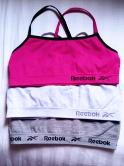 3 Reebox Girls Bralette Seamless Racerback Crop