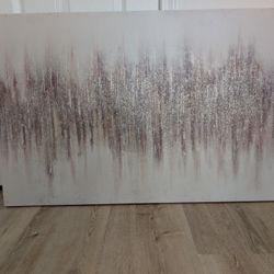 Cream Blush Pink Canvas