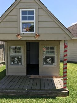 Used outdoor best sale playhouse