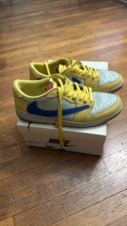 Travis scott jordan 1 low canary