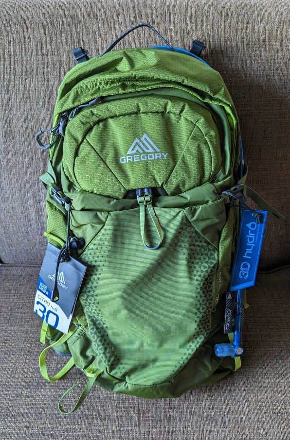 Gregory Backpack: Men's 30L Citro H²O (Mantis Green)