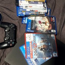 Ps4  Console And 9 Games 