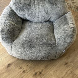 large, plush, lounge-style dog bed