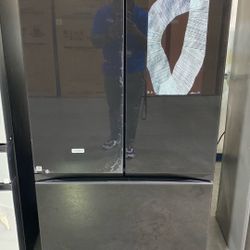 Samsung Bespoke RF30BB6900AC 30 cu. ft. Standard Depth Customizable 3-Door French Door Smart Refrigerator with Charcoal Glass Family Hub MSRP$3624