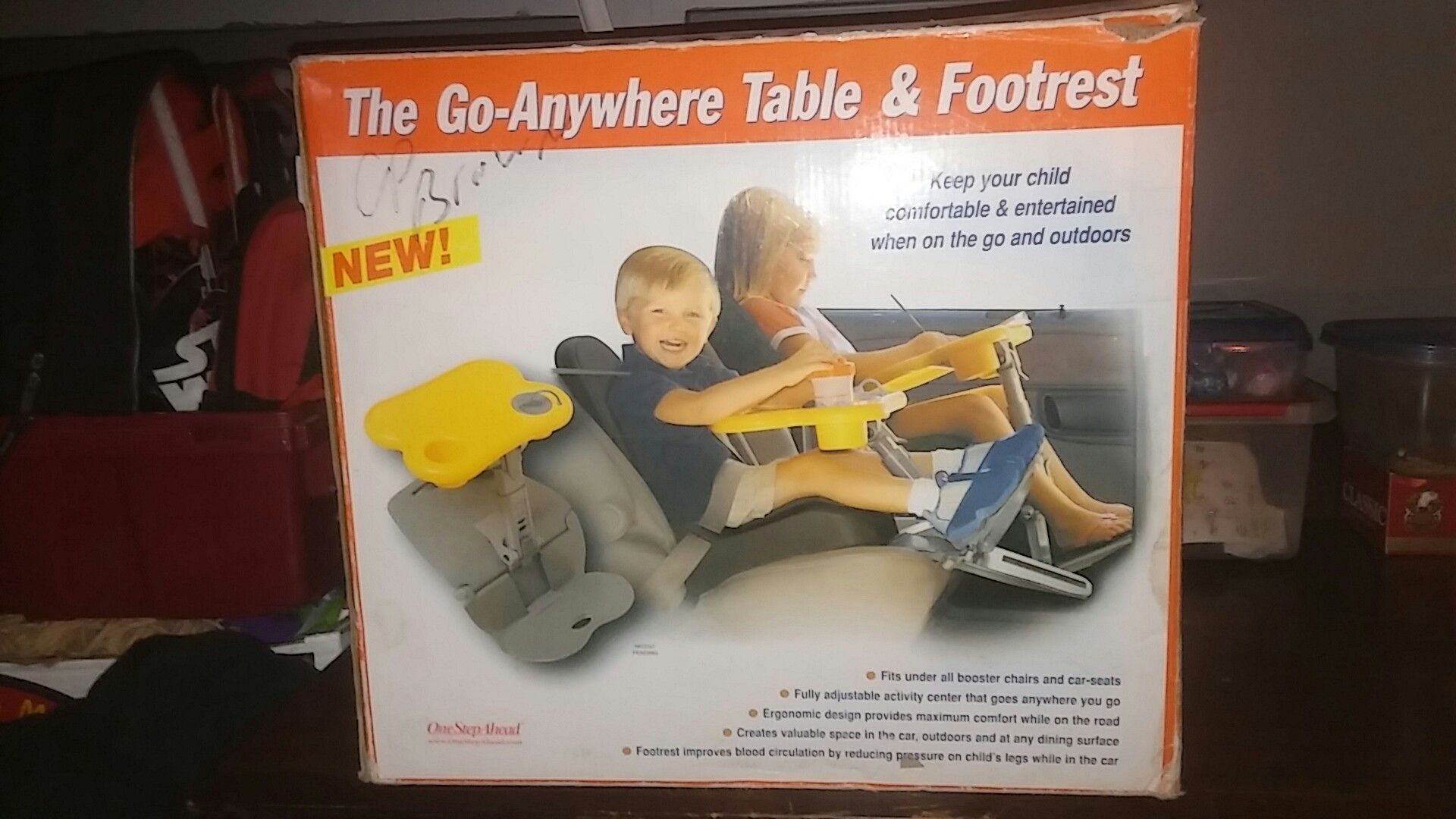 Go-anywhere table & footrest