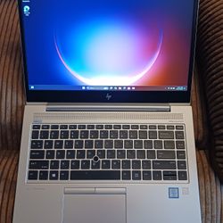 High Speed Aluminum HP EliteBook 14" Intel Core i7-8650u 16 GB RAM 1080P FHD LCD Webcam USB C Port Wi-Fi & BT Wireless Windows 11 Professional 