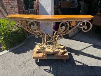 Italian rococo console table