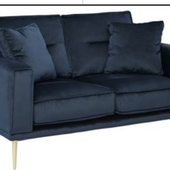 NEW!!! Macleary Navy Loveseat